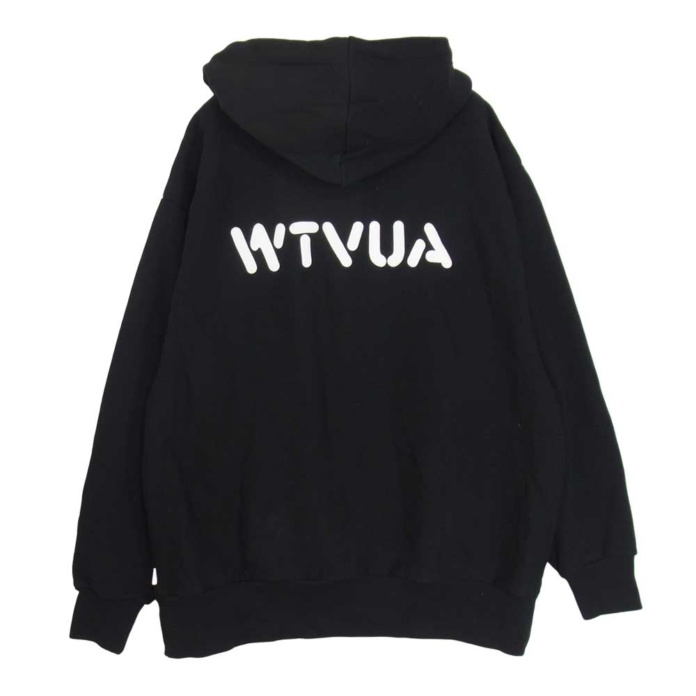 WTAPS ダブルタップス 201ATDT-CSM19 OUTRIGGER HALF ZIP SWEAT ハーフ ジップ スウェット パーカー ブラック系 03【中古】
