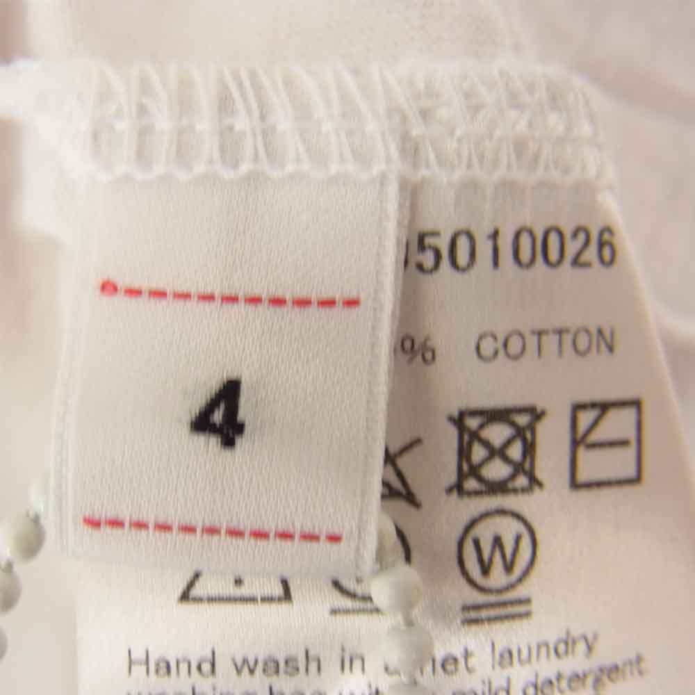 VISVIM ビズビム 19SS 0119105010026 JUMBO TEE S/S PEERLESS ジャンボ 半袖 Tシャツ ホワイト系 4【新古品】【未使用】【中古】