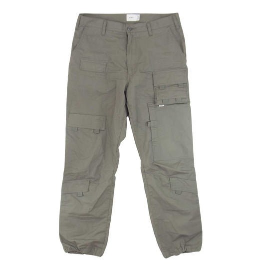 WTAPS ダブルタップス 202BRDT-PTM01 MODULAR TROUSERS COTTON WEATHER モジュラー トラウザーズ カーゴ パンツ カーキ系 03【中古】