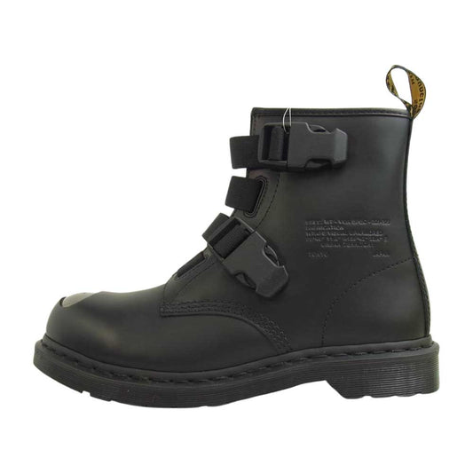 WTAPS ダブルタップス 202DMDMD-FW013 × Dr. MARTENS ドクターマーチン 1460 STOMPER WEBBING STRAP BOOT ウェビング ストラップ ブーツ ブラック系 9【新古品】【未使用】【中古】