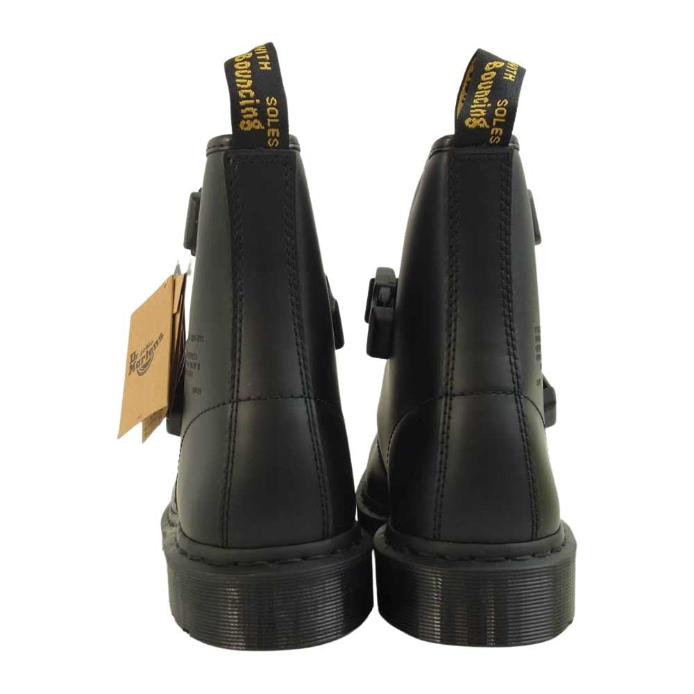 WTAPS ダブルタップス 202DMDMD-FW013 × Dr. MARTENS ドクターマーチン 1460 STOMPER WEBBING STRAP BOOT ウェビング ストラップ ブーツ ブラック系 9【新古品】【未使用】【中古】