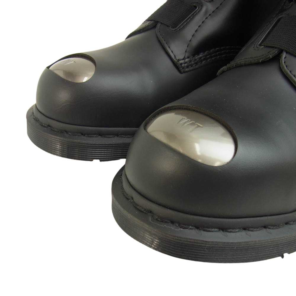 WTAPS ダブルタップス 202DMDMD-FW013 × Dr. MARTENS ドクターマーチン 1460 STOMPER WEBBING STRAP BOOT ウェビング ストラップ ブーツ ブラック系 9【新古品】【未使用】【中古】