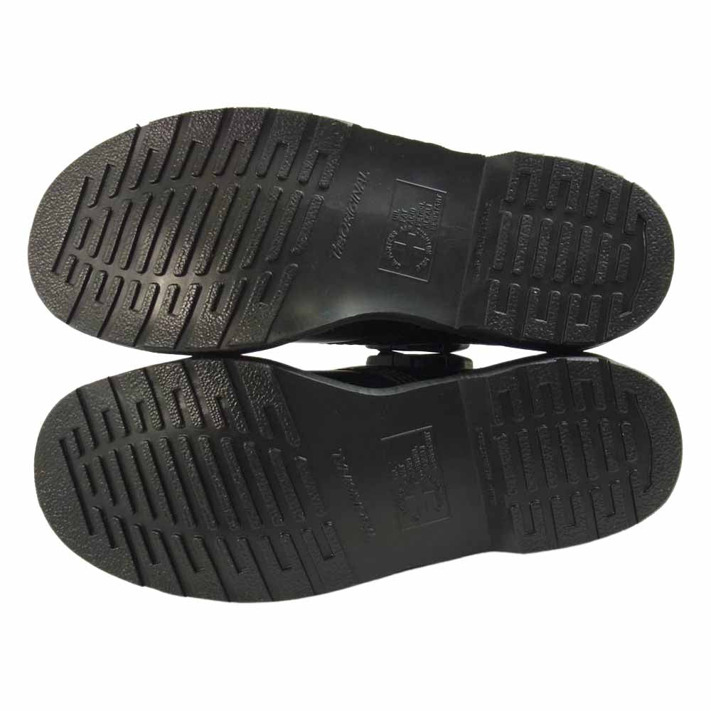 WTAPS ダブルタップス 202DMDMD-FW013 × Dr. MARTENS ドクターマーチン 1460 STOMPER WEBBING STRAP BOOT ウェビング ストラップ ブーツ ブラック系 9【新古品】【未使用】【中古】
