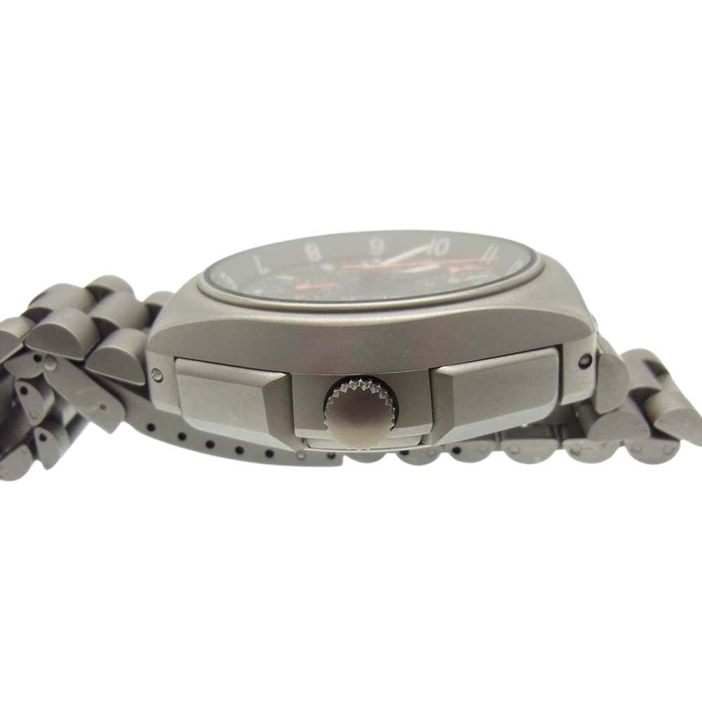 TUTIMA チュチマ 国内正規品 MILITARY CHRONOGRAPH ミリタリー クロノグラフ ウォッチ 自動巻き 腕時計 シルバー系【中古】