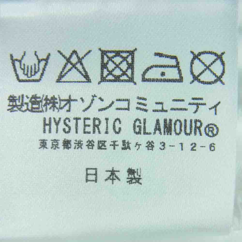 HYSTERIC GLAMOUR ヒステリックグラマー 02211CT30 THE HYS CLUB ヒスクラブ ガールプリント 半袖 Tシャツ ホワイト系 M【新古品】【未使用】【中古】
