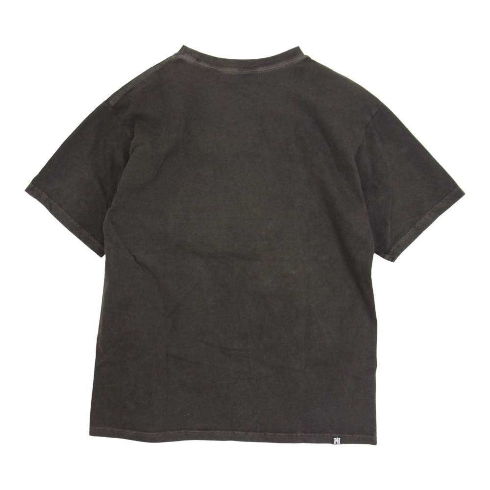 HYSTERIC GLAMOUR ヒステリックグラマー 02213CT02 EASY WEEKEND イージーウィークエンド ガーメントダイ ガールプリント Tシャツ グレー系 M【新古品】【未使用】【中古】