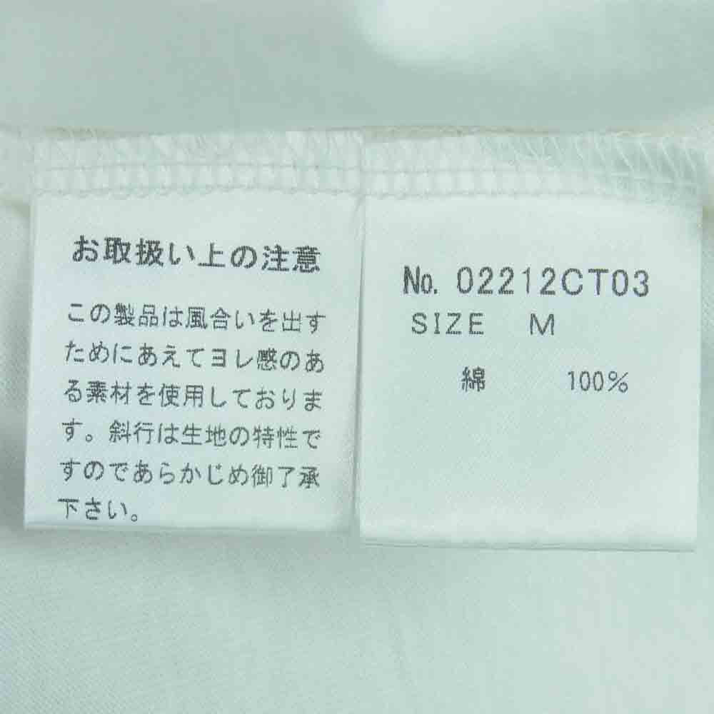 HYSTERIC GLAMOUR ヒステリックグラマー 02212CT03 MONDO PARADISE バックプリント ロゴ 半袖 Tシャツ ホワイト系 M【新古品】【未使用】【中古】