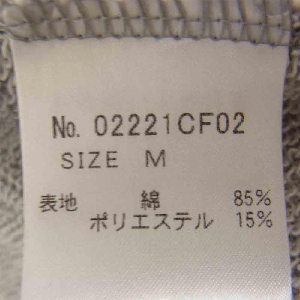 HYSTERIC GLAMOUR ヒステリックグラマー 02221CF02 CLASSIC OVAL パーカー クラシック オーバル ガール ロゴ プリント プルオーバー フーディー グレー系 M【新古品】【未使用】【中古】