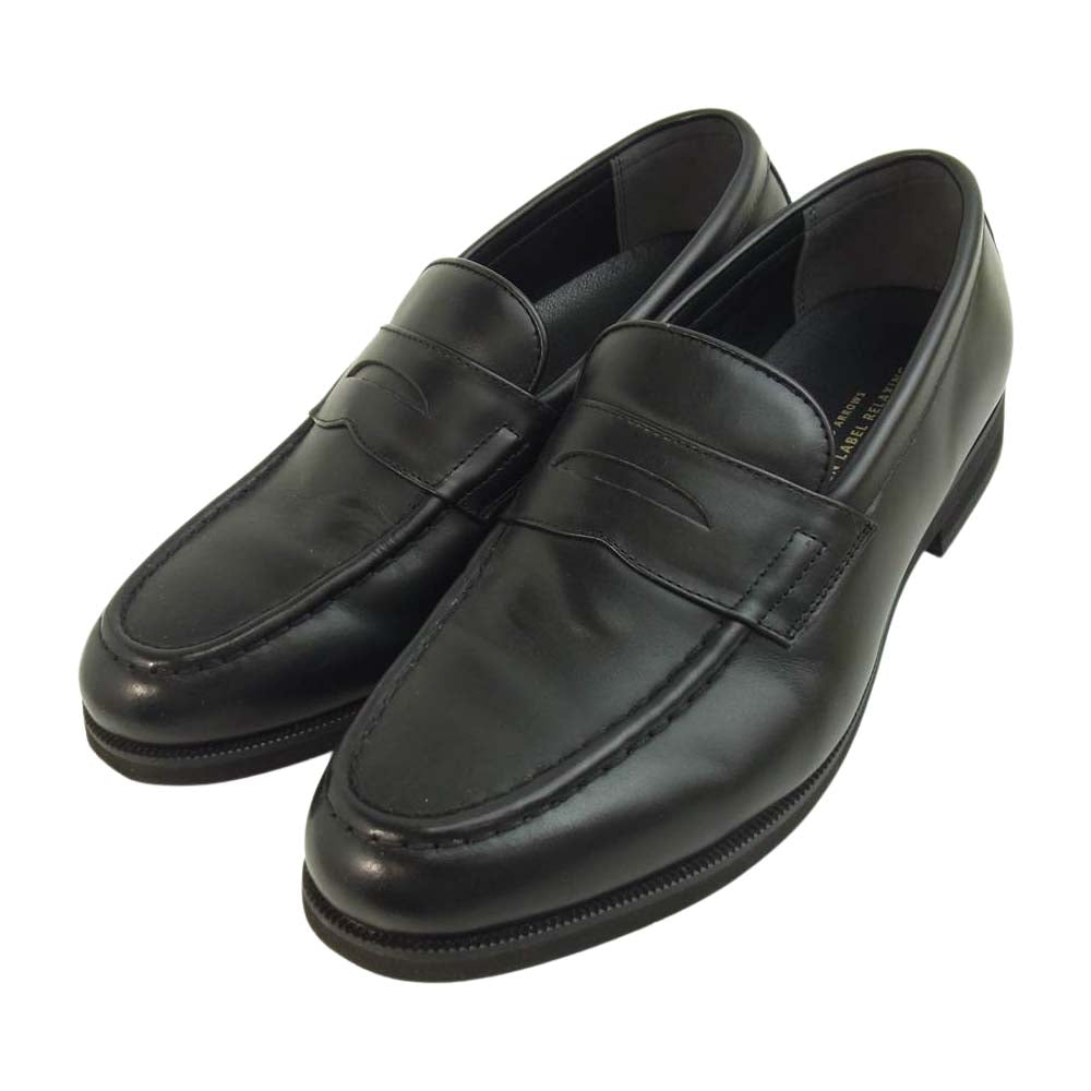 UNITED ARROWS ユナイテッドアローズ green label relaxing グリーンレーベルリラクシング SC GLR レザー ローファー V2  ブラック系 25cm【中古】