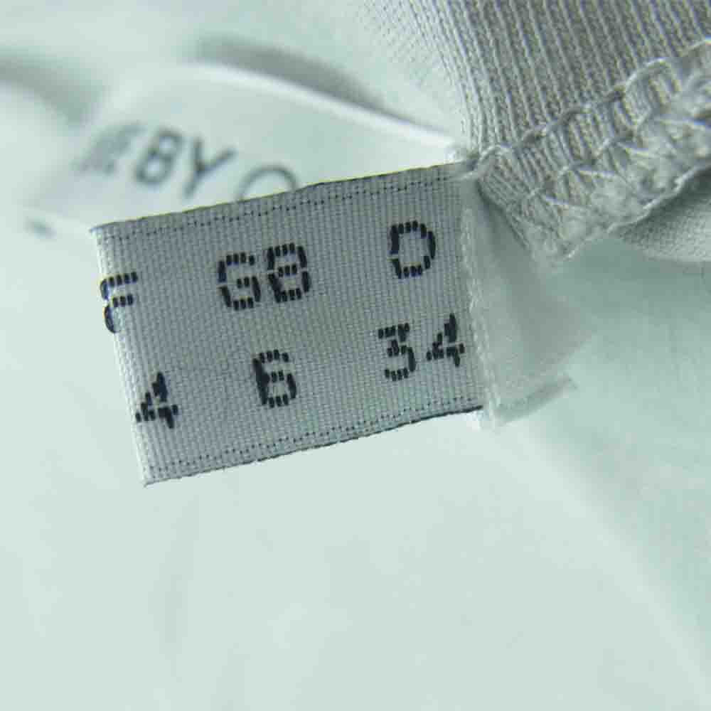 SEE BY CHLOE シーバイクロエ L4A9001 ロゴプリント カットソー Vネック Tシャツ コットン 中国製 グレー系【中古】