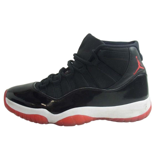 NIKE ナイキ 378037-061 AIR JORDAN 11 RETRO BRED エアジョーダン11 レトロ ブレッド ブラック系 29.5CM【中古】