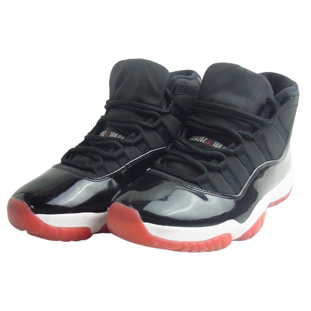 NIKE ナイキ 378037-061 AIR JORDAN 11 RETRO BRED エアジョーダン11 レトロ ブレッド ブラック系 29.5CM【中古】