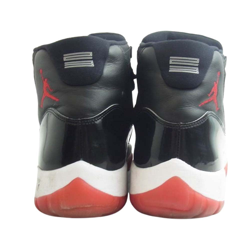 NIKE ナイキ 378037-061 AIR JORDAN 11 RETRO BRED エアジョーダン11 レトロ ブレッド ブラック系 29.5CM【中古】