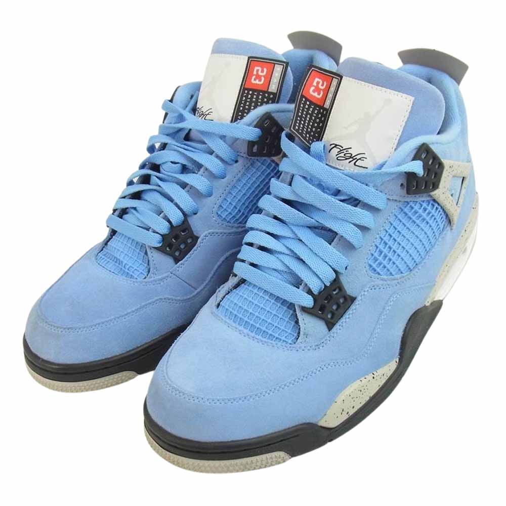 NIKE ナイキ CT8527-400 AIR JORDAN 4 RETRO University Blue エアジョーダン4 レトロ ユニバーシティブルー 29cm【中古】