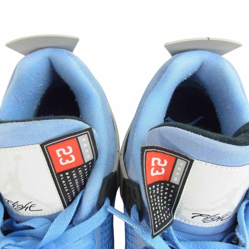 NIKE ナイキ CT8527-400 AIR JORDAN 4 RETRO University Blue エアジョーダン4 レトロ ユニバーシティブルー 29cm【中古】