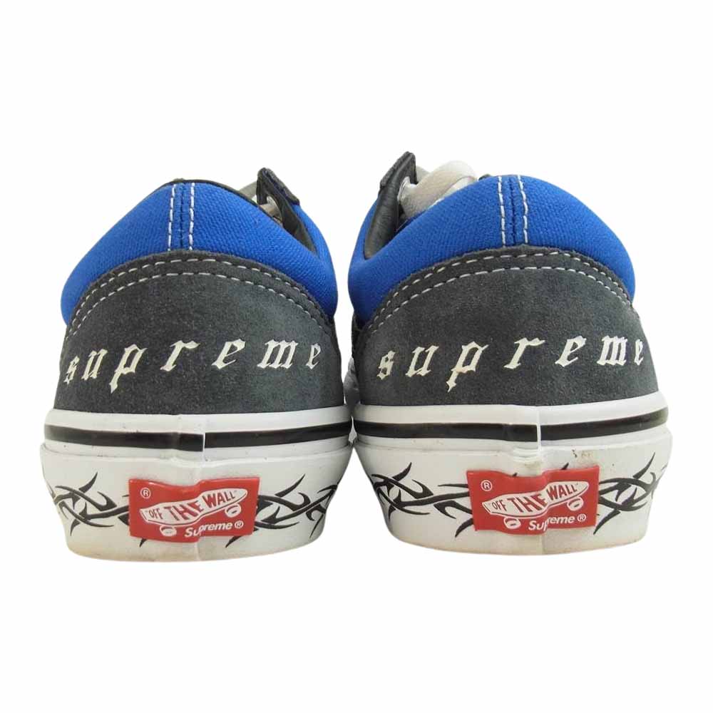 Supreme シュプリーム VANS 21AW VN0A5KRXCRB Skate Old Skool バンズ スケート オールドスクール ブルー系 26cm【中古】