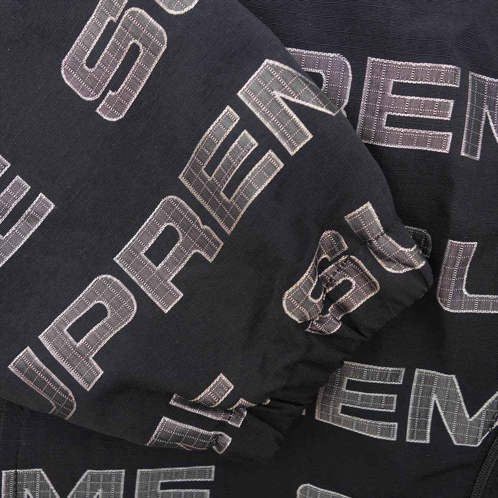 Supreme シュプリーム 21AW Logo Ripstop Hooded Track Jacket ロゴ リップストップ フーデッド トラック ジャケット ブラック系 XL【新古品】【未使用】【中古】