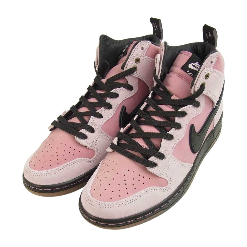 NIKE ナイキ DH7742-600 ×KCDC SB Dunk High Pro QS ダンクハイ スニーカー ピンク系 9.5【新古品】【未使用】【中古】