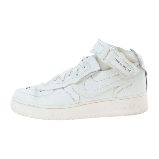 COMME des GARCONS コムデギャルソン 20AW DC3601-100 × NIKE Air Force1 Mid ナイキ エアフォースワン ミッド スニーカー  ホワイト系 11【中古】