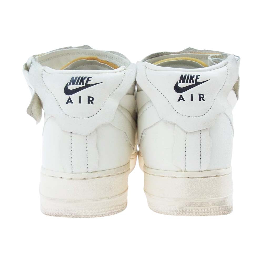 COMME des GARCONS コムデギャルソン 20AW DC3601-100 × NIKE Air Force1 Mid ナイキ エアフォースワン ミッド スニーカー  ホワイト系 11【中古】