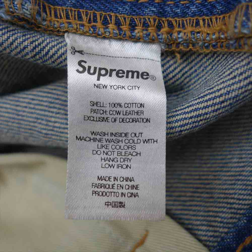Supreme シュプリーム 22SS B.B.Simon Studded Regular Jean ビービー サイモン スタッディド レギュラー ジーンズ デニム パンツ インディゴブルー系 38【極上美品】【中古】