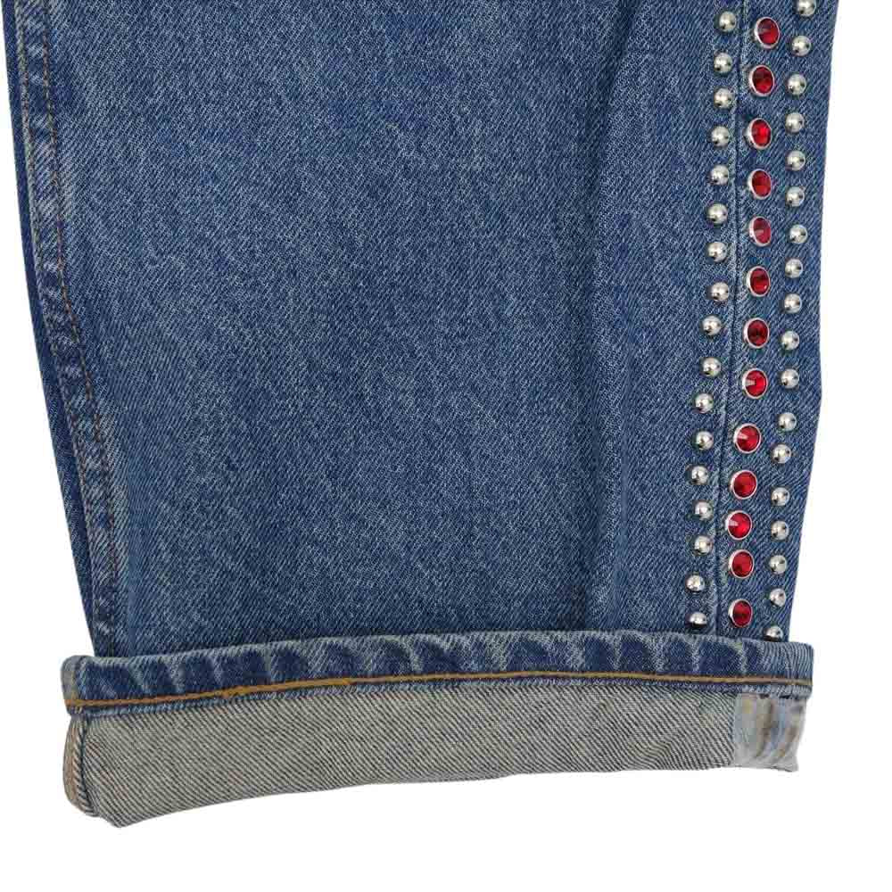 Supreme シュプリーム 22SS B.B.Simon Studded Regular Jean ビービー サイモン スタッディド レギュラー ジーンズ デニム パンツ インディゴブルー系 38【極上美品】【中古】