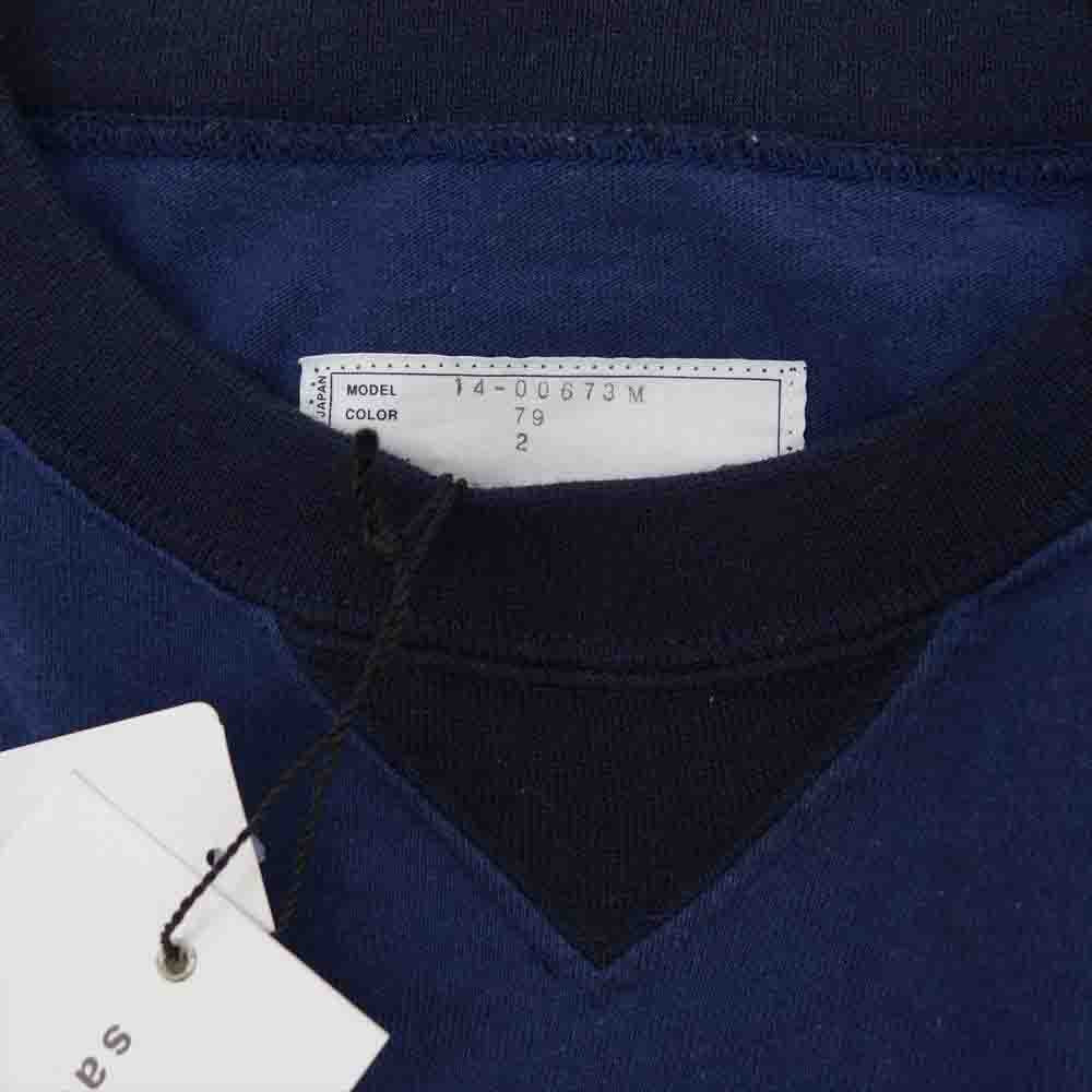 Sacai サカイ 14-00673Ｍ SIEDNITOU 長袖 Tシャツ カットソー ネイビー系 2【中古】