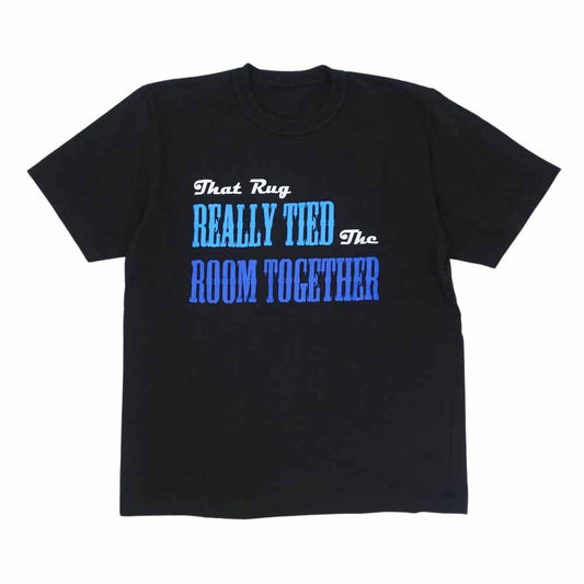 Sacai サカイ 20ss 20-0055S BIG LEBOWSKI インサイドアウト プリント 半袖 Tシャツ ブラック系 4【美品】【中古】