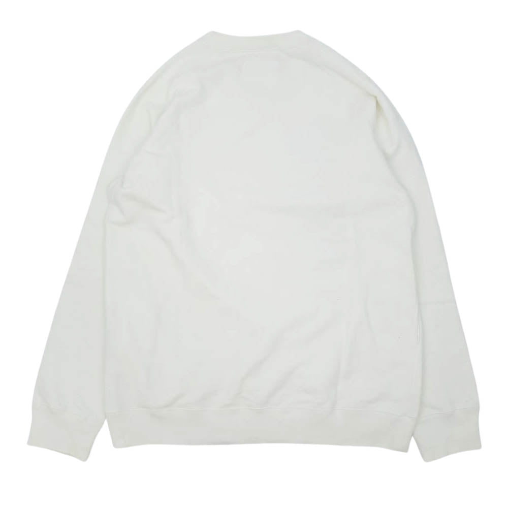 Sacai サカイ 18ss 18-01590Ｍ CONTRAST PANEL SWEAT SHIRT コントラスト パネル プリント スウェット ホワイト系 3【中古】