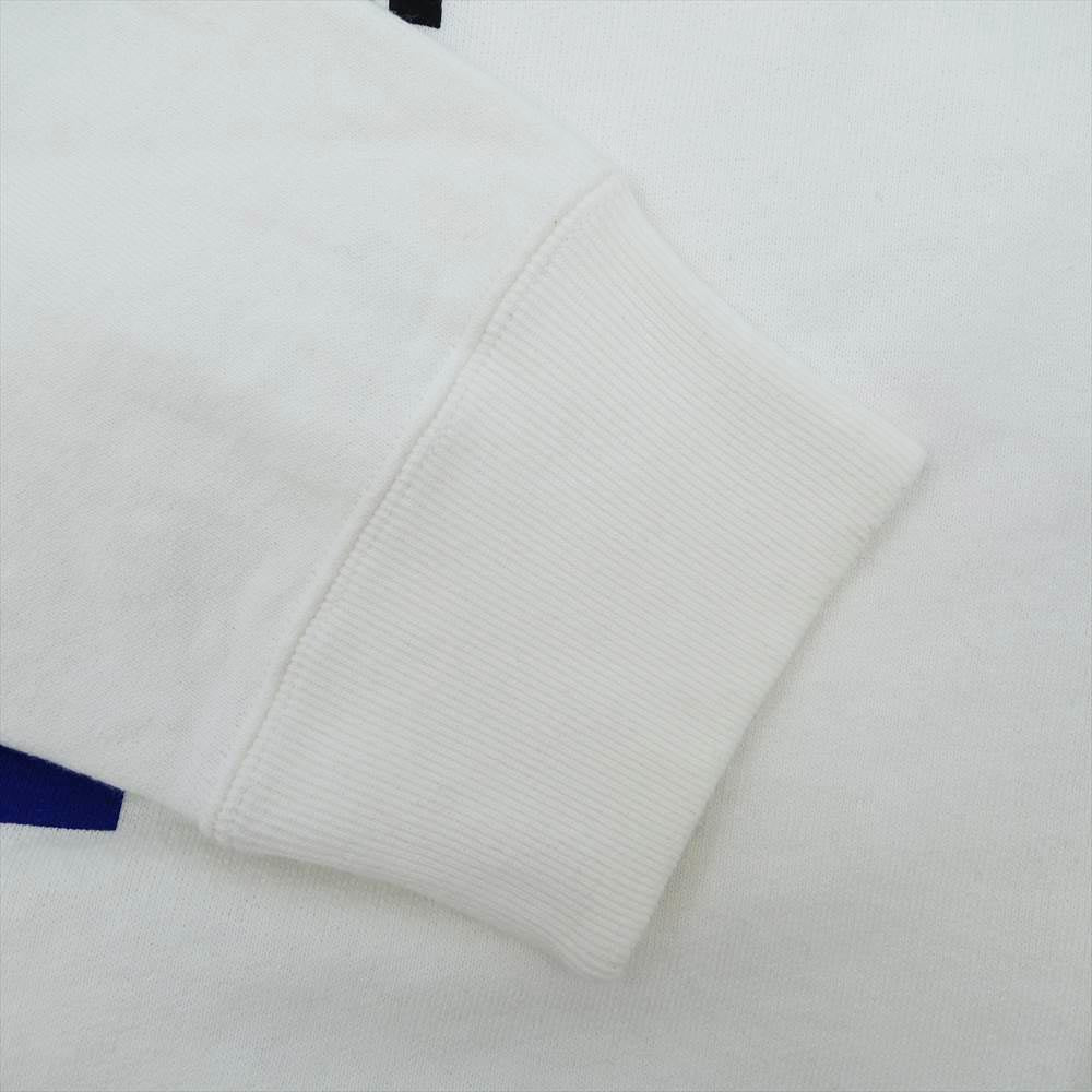 Sacai サカイ 18ss 18-01590Ｍ CONTRAST PANEL SWEAT SHIRT コントラスト パネル プリント スウェット ホワイト系 3【中古】