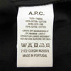 Sacai サカイ 21SS Ｍ26978 × A.P.C. アーペーセー T-Shirt kiyo ロゴ プリント サイドジップ 半袖 Tシャツ ブラック系 M【新古品】【未使用】【中古】