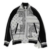 Sacai サカイ 19SS 19-01911Ｍ バンダナ柄 スカジャン ブルゾン ブラック系 ホワイト系 ２【新古品】【未使用】【中古】