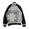 Sacai サカイ 19SS 19-01911Ｍ バンダナ柄 スカジャン ブルゾン ブラック系 ホワイト系 ２【新古品】【未使用】【中古】