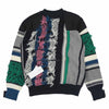 Sacai サカイ 22SS 22-02749Ｍ Rug Jacquard Knit Pullover ラグ ジャカード ニット プルオーバー ブラック系 マルチカラー系 ２【新古品】【未使用】【中古】