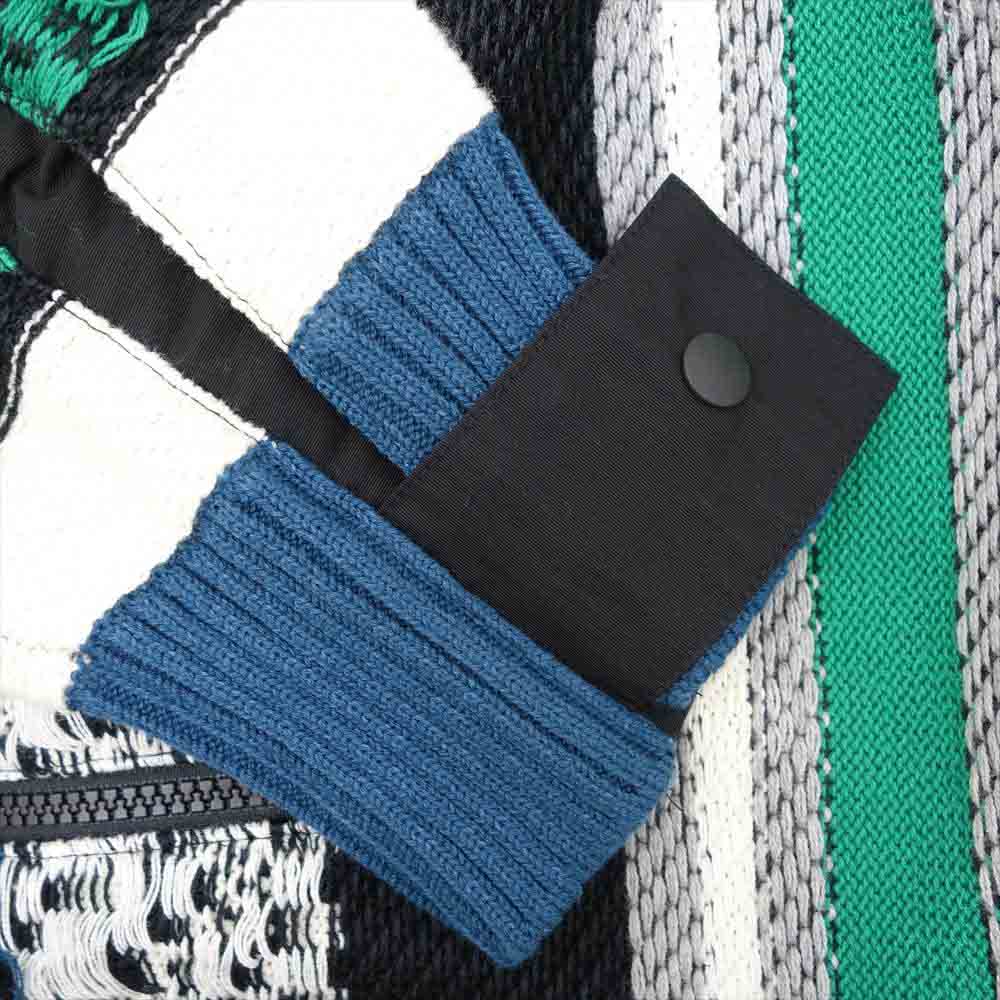 Sacai サカイ 22SS 22-02749Ｍ Rug Jacquard Knit Pullover ラグ ジャカード ニット プルオーバー ブラック系 マルチカラー系 ２【新古品】【未使用】【中古】