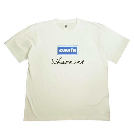 Adam et Rope' アダムエロペ oasis オアシス ロゴ プリント 半袖 Tシャツ ホワイト系 LL【美品】【中古】