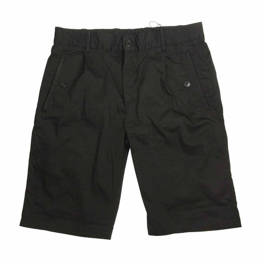 1piu1uguale3 ウノピュウノウグァーレトレ USB-612 カーゴ ハーフパンツ ショーツ ブラック系 L【美品】【中古】