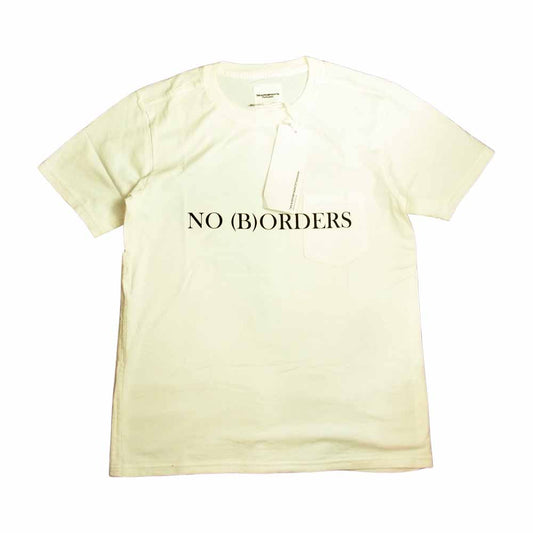 タカヒロミヤシタザソロイスト 0018AW15 × UNDERCOVER アンダーカバー 半袖 ポケット Tシャツ ホワイト系 M【中古】