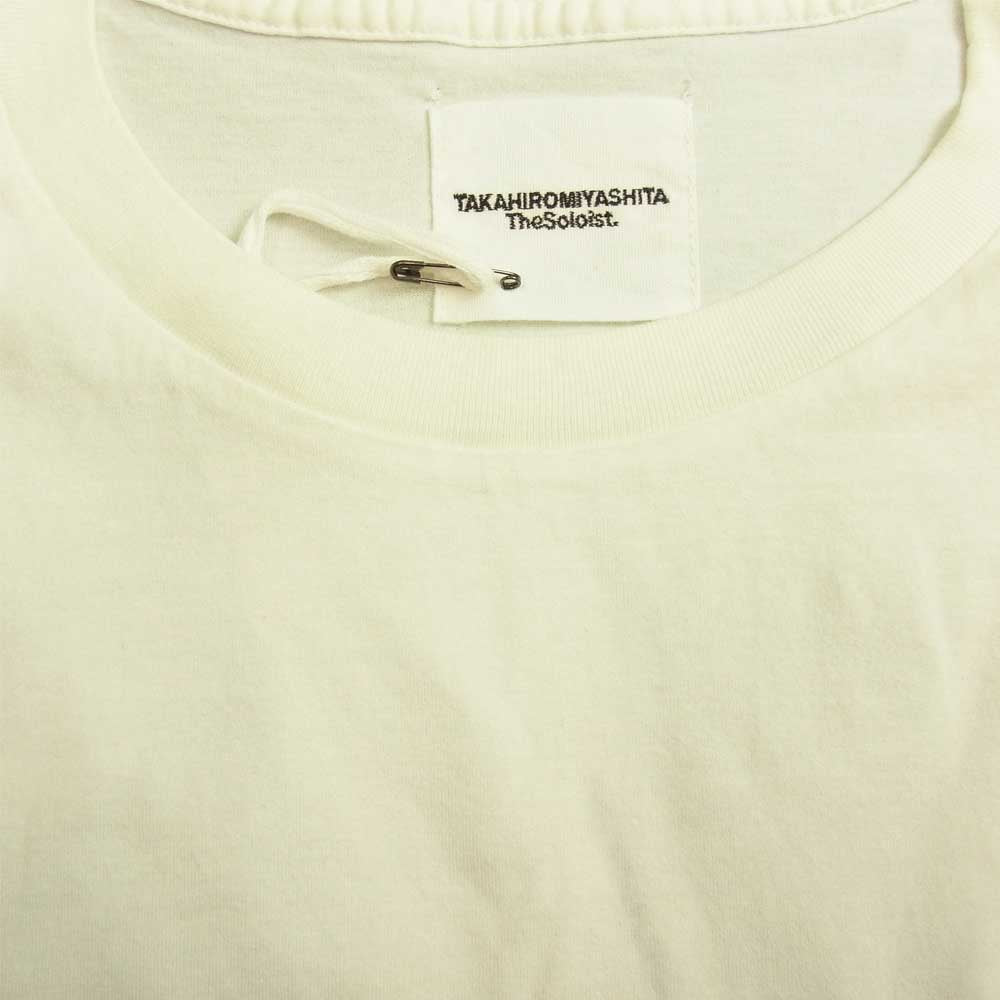 タカヒロミヤシタザソロイスト 0018AW15 × UNDERCOVER アンダーカバー 半袖 ポケット Tシャツ ホワイト系 M【中古】