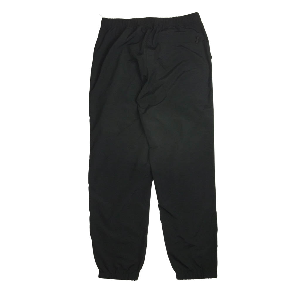 エンノイ 21AW AW21BRENPT01LV THE ENNNOY PROFESSIONAL × スタイリスト私物 Nylon Pants ナイロン ロゴ刺繍 トラック パンツ ブラック系 L【美品】【中古】