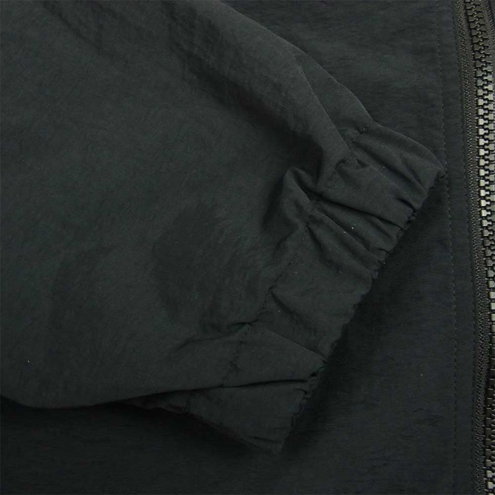 エンノイ 21AW AW21BRENJK03LV THE ENNNOY PROFESSIONAL × スタイリスト私物 Nylon Jacket ナイロン ロゴ刺繍 トラック ジャケット ブラック系 L【美品】【中古】