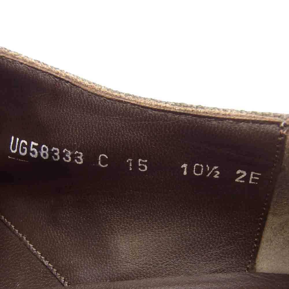 Salvatore Ferragamo サルヴァトーレフェラガモ CIPRO モンクストラップ シューズ ブラウン系 10 1/2【中古】