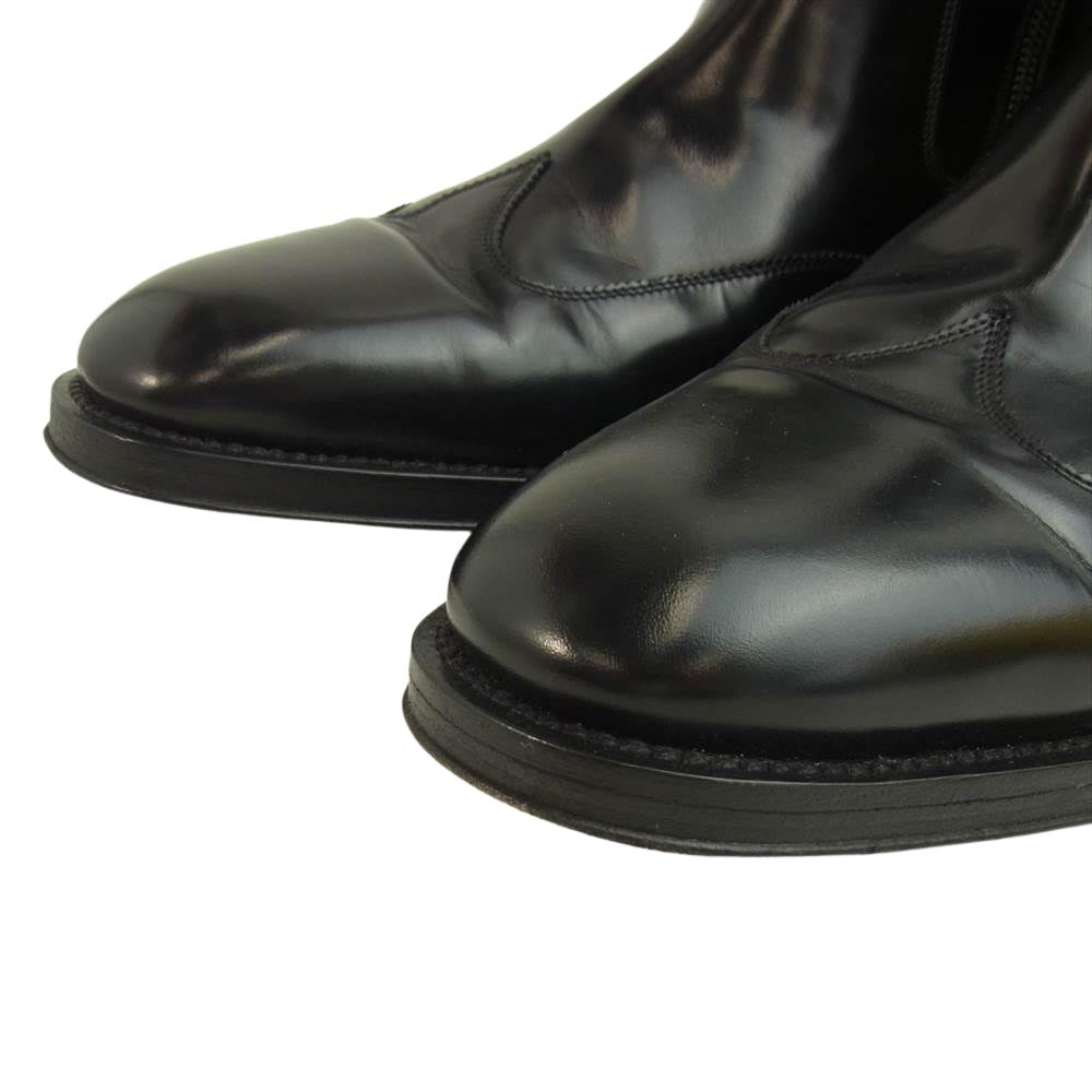 Salvatore Ferragamo サルヴァトーレフェラガモ UG5570 CYRANO サイドジップ ブーツ ブラック系 8 1/2【中古】