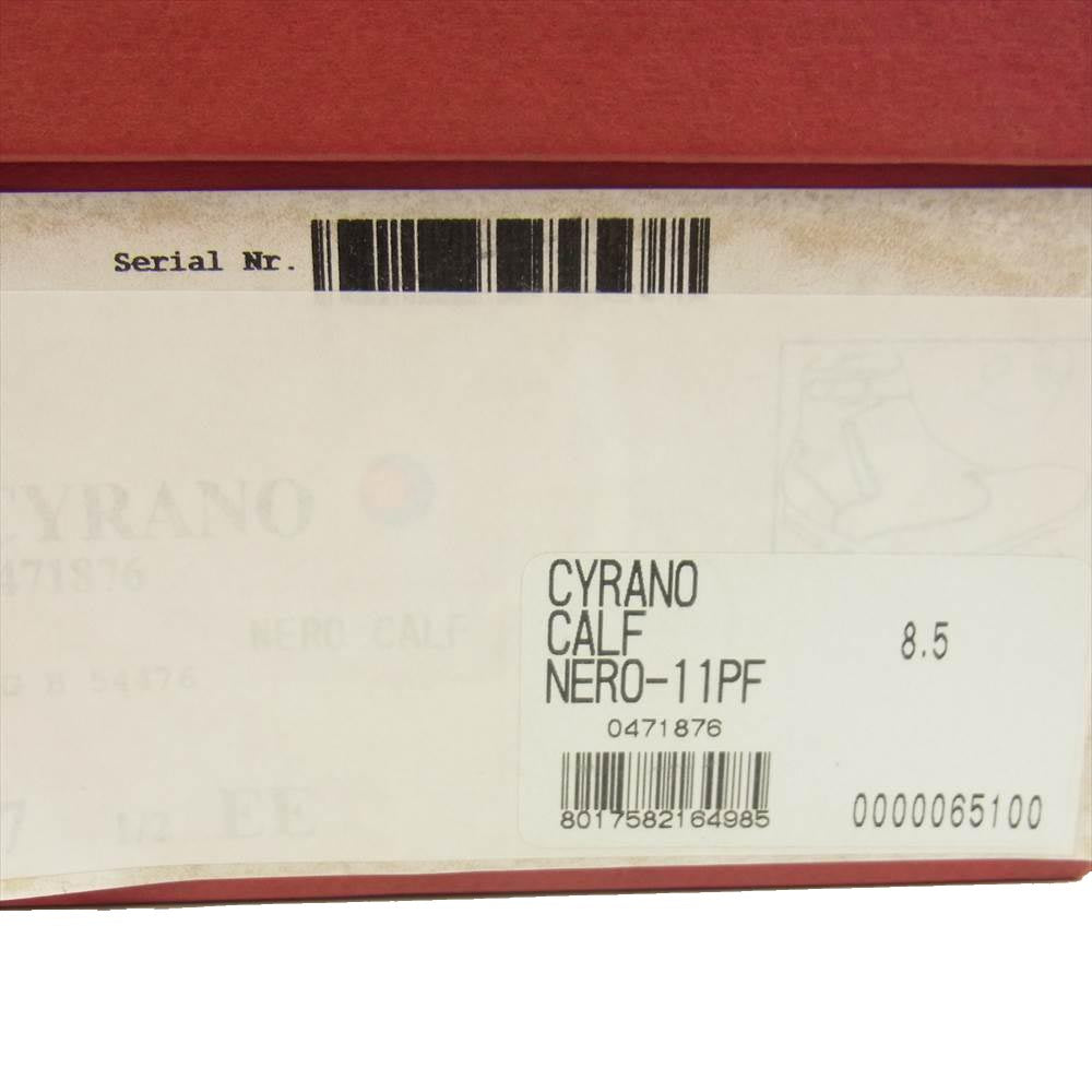 Salvatore Ferragamo サルヴァトーレフェラガモ UG5570 CYRANO サイドジップ ブーツ ブラック系 8 1/2【中古】