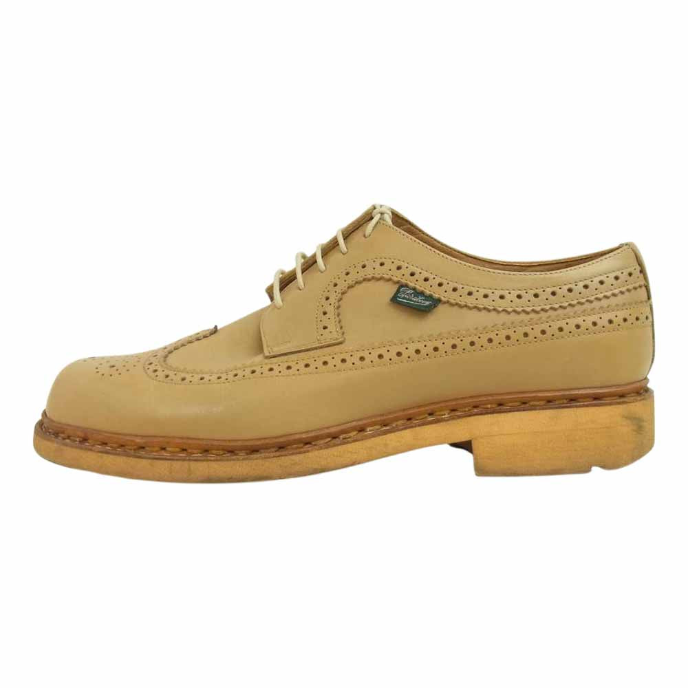 Paraboot パラブーツ 851021 × ユナイテッドアローズ 別注 SEVRIER セヴィリエ 851021 外羽根 ウイングチップ レザー シューズ ライトブラウン系 7【中古】