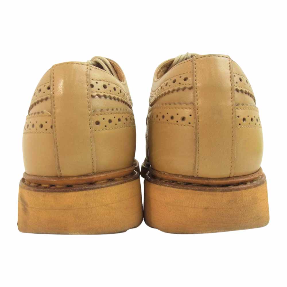 Paraboot パラブーツ 851021 × ユナイテッドアローズ 別注 SEVRIER セヴィリエ 851021 外羽根 ウイングチップ レザー シューズ ライトブラウン系 7【中古】