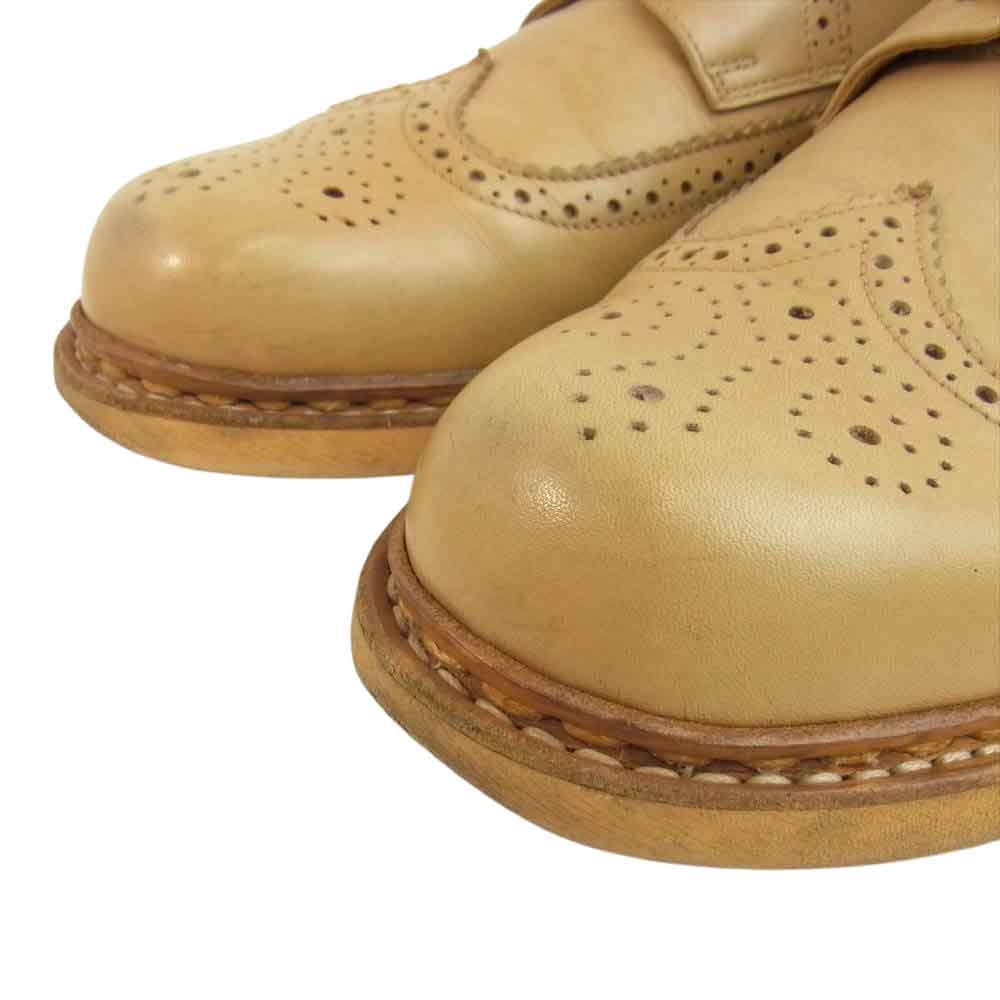 Paraboot パラブーツ 851021 × ユナイテッドアローズ 別注 SEVRIER セヴィリエ 851021 外羽根 ウイングチップ レザー シューズ ライトブラウン系 7【中古】