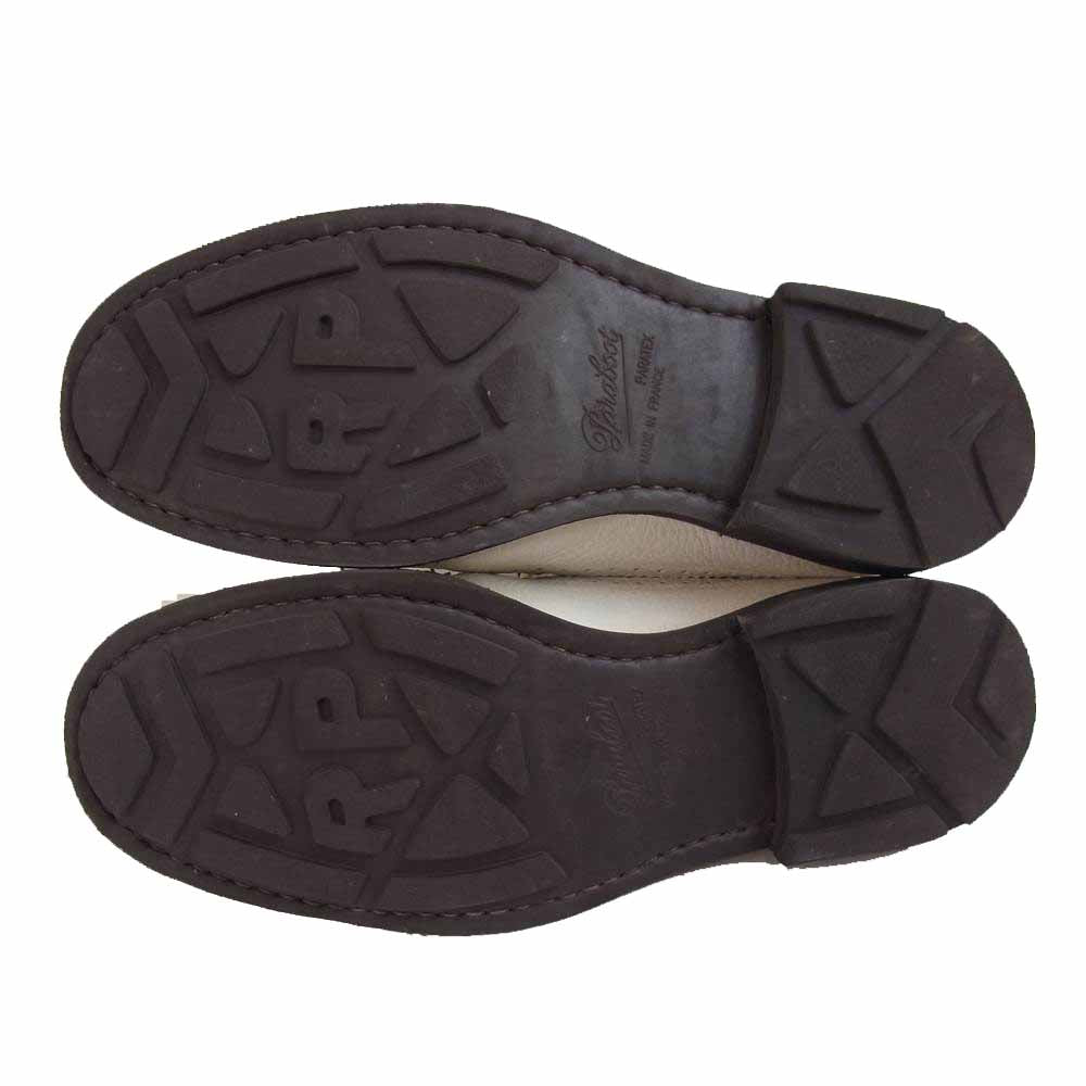 Paraboot パラブーツ × ユナイテッドアローズ 別注 SEVRIER セヴィリエ 851001 外羽根 ウイングチップ レザー シューズ ホワイト ホワイト系 7【中古】