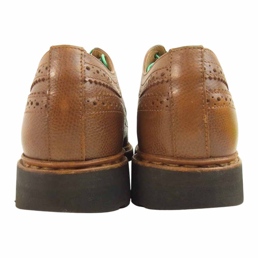 Paraboot パラブーツ 851022 × ユナイテッドアローズ 別注 SEVRIER セヴィリエ 851022 外羽根 ウイングチップ レザー シューズ ブラウン系 7【中古】