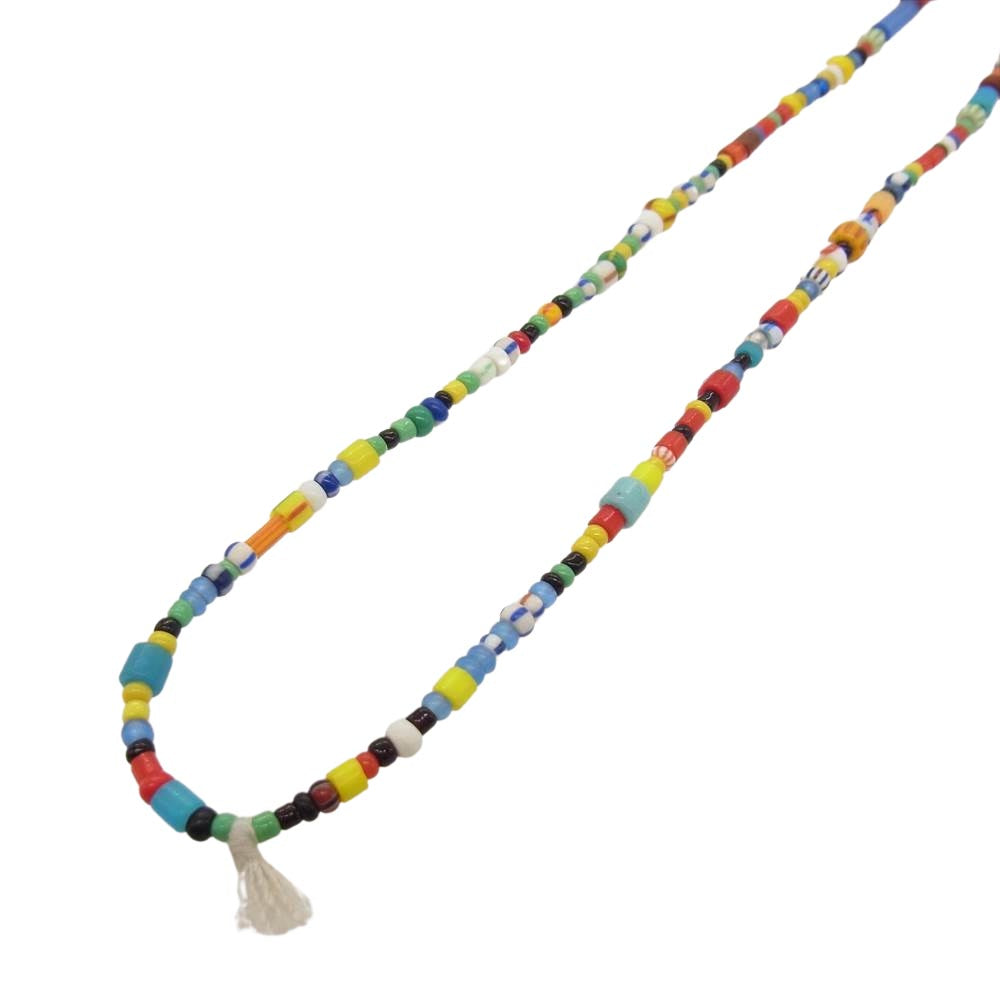 ブランド不明 アフリカン ビーズ ネックレス マルチカラー系【中古】